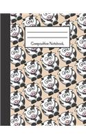 Composition Notebook: Large Cow Notebook to Write in 120 Page (8.5 X 11)