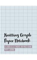 Knitting Graph Paper Notebook: (Knitting Graph Paper Notebook 4:5 Ratio)