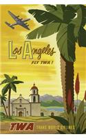 Los Angeles, Ca, USA Notebook: Blank Journal Diary Memoir Log Logue(93 Retro 150 Lined)