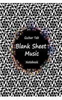 Guitar Tab Blank Sheet Music Notebook