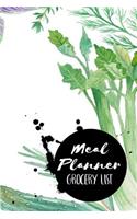 Meal Planner Grocery List: Meal Planner Notebook