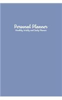 Personal Planner: Monthly, Weekly and Daily Planner: Periwinkle Personal Planner: Planner Notebook 6 X 9, Yearly Planner, Monthly Planner, Weekly Planner, Daily Planner, Cute Planner, Planners and Organizers, Diary Planner, Personal Agenda Planner : Monthly, Weekly and Daily Planner: Periwinkle Personal Planner: Planner Notebook 6 X 9, Yearly Planner, Monthly Planner, Weekly Planner, Daily Plann