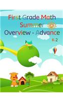 First Grade Math, Summer Overview - Advance