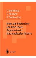 Molecular Interactions and Time-Space Organization in Macromolecular Systems