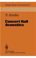 Concert Hall Acoustics