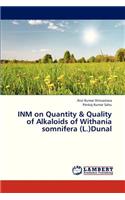 Inm on Quantity & Quality of Alkaloids of Withania Somnifera (L.)Dunal