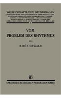 Vom Problem Des Rhythmus