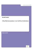 Oberflächenanalyse von Si/SiGe-Schichten