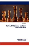 Critical Thinking Skills in Mathematics