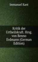 Kritik der Urtheilskraft