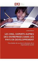 Les Ong, Experts Aupres Des Entreprises Dans Les Pays En Developpement