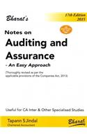 Notes on Auditing & Assurance - An Easy Approach (for CA Inter/IPCC)