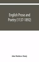 English prose and poetry (1137-1892)