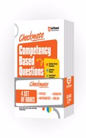 Arihant Checkmate Series for Class 12 Competency Based Questions for Physics, Chemistry, Mathematics, English Core | Boards 2025 (Set of 4 Books)