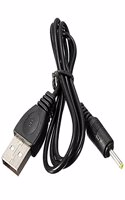 PULABO Simple and Sleek Design 5V 2.5mm DC USB Plug Charging Cable Power Charging Cable for Tablet PC Smartphone GPS Black