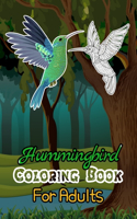 Hummingbird Coloring Book For Adults