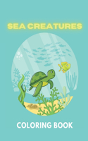 Sea Creatures Coloring Book