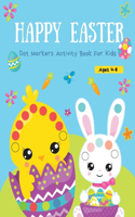 Happy Easter Dot Markers Activity Book For Kids