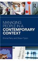 Managing People in a Contemporary Context