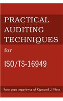 Practical Auditing Techniques for ISO/Ts-16949