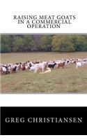 Raising Meat Goats In A Commercial Operation