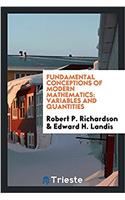 Fundamental Conceptions of Modern Mathematics