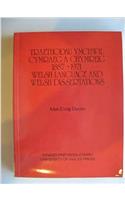 Traethodau Ymchwil Cymraeg a Chymreig a Dderbyniwyd Gan Brifysgolion Prydeinig, Americanaidd ac Almaenaidd, 1887-1971