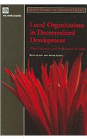 Local Organizations in Decentralized Development