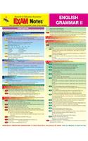 Exam Notes English Grammar II