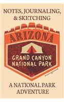 Notes Journaling & Sketching Arizona Grand Canyon National Park