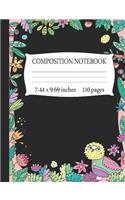Composition Notebook 7.44 x 9.69 Inches 110 pages