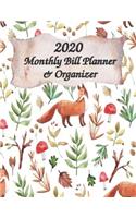 Monthly Bill Planner & Organizer 2020