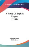 A Study of English Rhyme (1909)