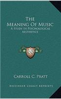 Meaning Of Music