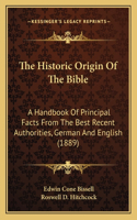 Historic Origin of the Bible