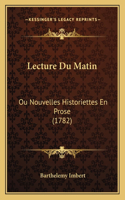 Lecture Du Matin