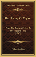 The History Of Ceylon