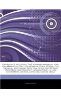 Articles on GNU Project, Including: Free Software Movement, Gnu, Gnu Manifesto, Gnu Lesser General Public License, Gnu Savannah, Gpl Linking Exception