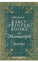 Guide Early Printed Books Manuscripts