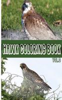 Hawk: Coloring Book Vol.3: A Coloring Book Containing 30 Hawk Designs in a Variety of Styles to Help You Relax