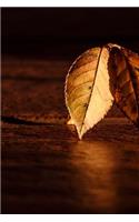 A Leaf of Fall on a Table Journal: Take Notes, Write Down Memories in this 150 Page Lined Journal