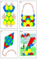 Thinking Kids'(r) Math Pattern Block Picture Cards