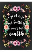 A Good Wife And Health is a Man's Best Wealth