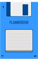 Blue Plannerdisk Floppy Disk 3.5 Diskette Weekly 2020 Planner [6x9]