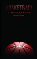 Basketball 5 x 8 Weekly 2020 Planner