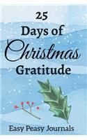 25 Days of Christmas Gratitude
