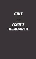 Shit I Can't Remember