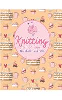 Knitting Graph Paper Notebook - 4