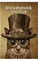 Steampunk Cat Notebook
