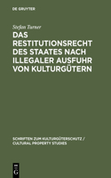 Restitutionsrecht des Staates nach illegaler Ausfuhr von Kulturgütern